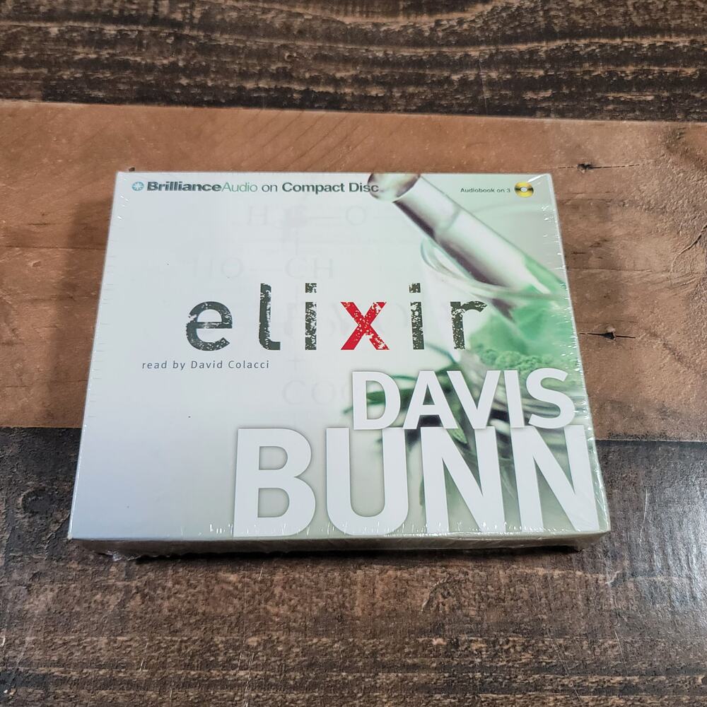 Elixir a Novel By Davis Bunn Book on Compact Disk